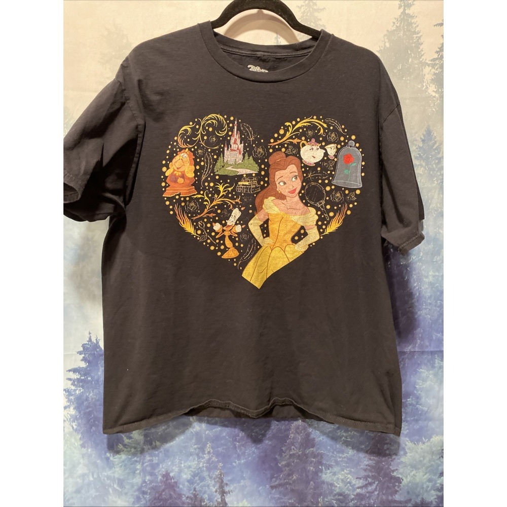 Disney Beauty & the Beast Top Size 2X T-Shirt Plus Women's